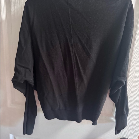 All Saints Elegant Black Off-Shoulder Sweater - Picture 4 of 4